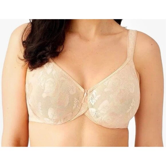 2 Wacoal 85567 Awareness Full Coverage Unlined Underwire Bra US Size 32 DDD - Picture 1 of 8